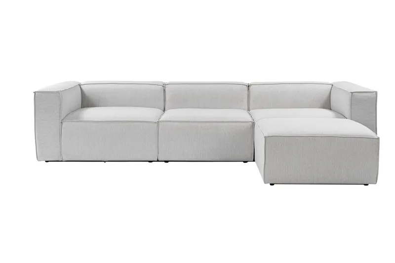 Redlands Soffa med Divan 3-sits, Grå
