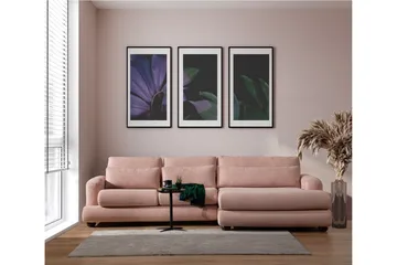 Relento Soffa m. Divan 3-sits - Rosa - Möbler - Soffa - Divansoffor & schäslongsoffa