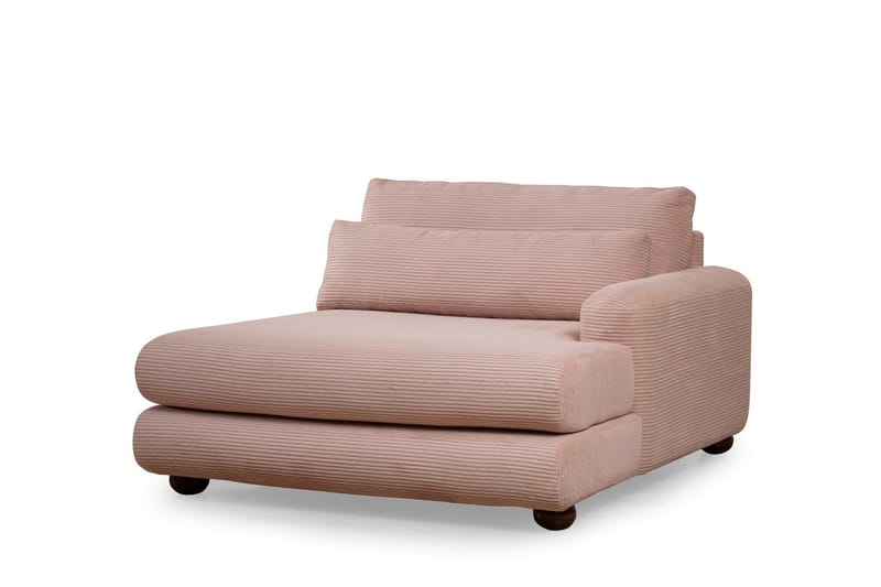 Relento Soffa m. Divan 3-sits - Rosa - Divansoffor & schäslongsoffa - 3 sits soffa med divan