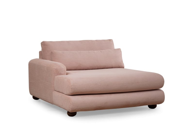 Relento Soffa m. Divan 3-sits - Rosa - Divansoffor & schäslongsoffa - 3 sits soffa med divan