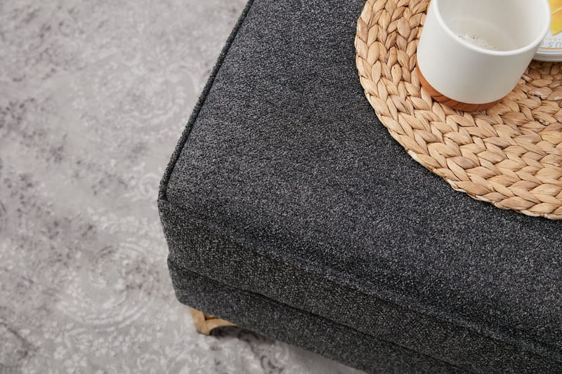 Retzow Soffa m. Divan 4-sits - Antracit - Möbler - Soffa - Divansoffor & schäslongsoffa