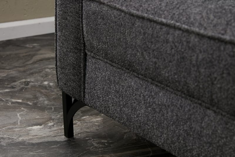 Retzow Soffa m. Divan 4-sits - Antracit - Möbler - Soffa - Divansoffor & schäslongsoffa