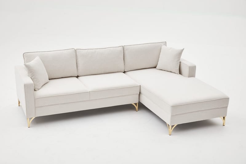 Retzow Soffa m. Divan 4-sits - Beige - Möbler - Soffa - Divansoffor & schäslongsoffa
