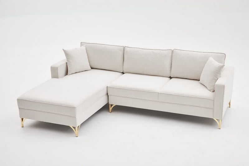 Retzow Soffa m. Divan 4-sits - Beige - Möbler - Soffa - Divansoffor & schäslongsoffa