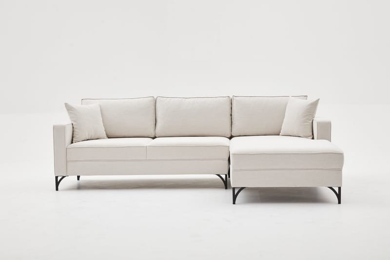 Retzow Soffa m. Divan 4-sits, Beige