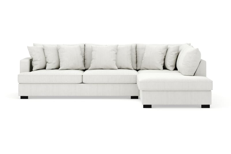 Rossita 4-sits Högervänd L-formad Djup Schäslongsoffa i Manchester - Offwhite - Möbler - Soffa - Divansoffor & schäslongsoffa