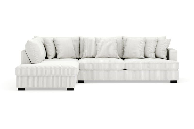 Rossita 4-sits Vänstervänd L-formad Djup Schäslongsoffa i Manchester - Offwhite - Möbler - Soffa - Divansoffor & schäslongsoffa