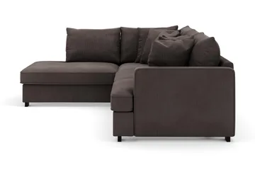 Rossita 4-sits Vänstervänd L-formad Djup Schäslongsoffa i Manchester - Taupe - Möbler - Soffa - Divansoffor & schäslongsoffa