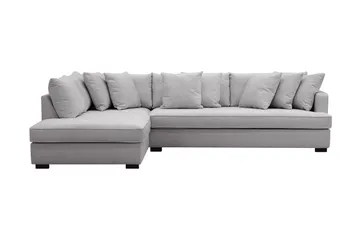 Rossita 4-sits Vänstervänd L-formad Djup Schäslongsoffa med Hel dyna i Chenille