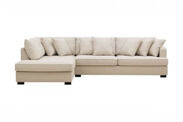 Rossita Djup 4-sits Bouclé L Soffa med Schäslong Vänster