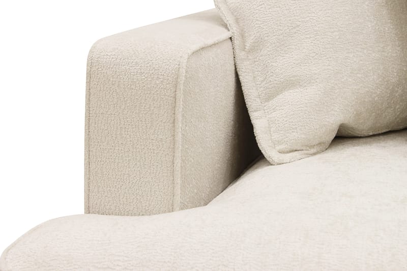 Rossita Lyx 4-sits Extra djup Soffa med Schäslong Höger - Beige Chenille - Möbler - Soffa - Divansoffor & schäslongsoffa