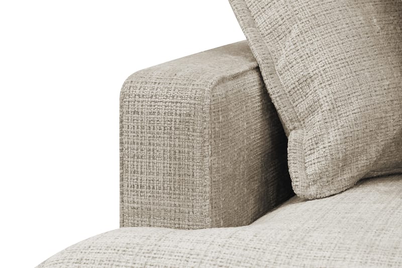 Rossita Lyx 4-sits Extra djup Soffa med Schäslong Höger - Beige Chenille - Möbler - Soffa - Divansoffor & schäslongsoffa