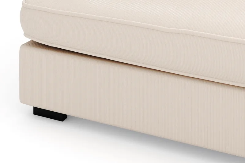 Rossita Lyx 4-sits Extra djup Soffa med Schäslong Höger - Beige Manchester - Möbler - Soffa - Divansoffor & schäslongsoffa