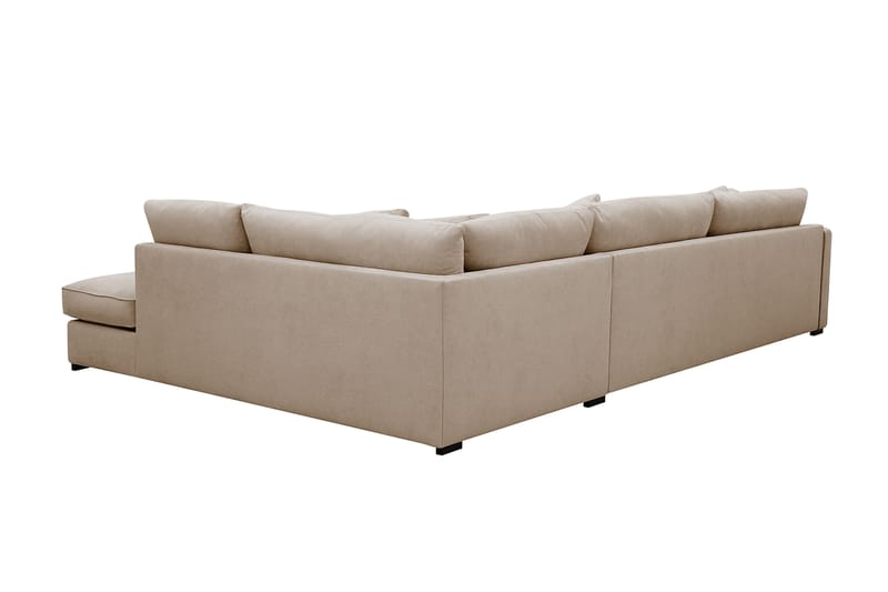Rossita Lyx 4-sits Extra djup Soffa med Schäslong Höger - Beige Tyg - Möbler - Soffa - Divansoffor & schäslongsoffa