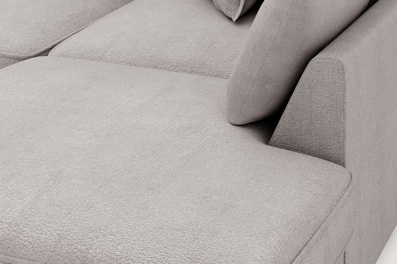 Rossita Lyx 4-sits Extra djup Soffa med Schäslong Höger - Grå/Brun Chenille - Möbler - Soffa - Divansoffor & schäslongsoffa