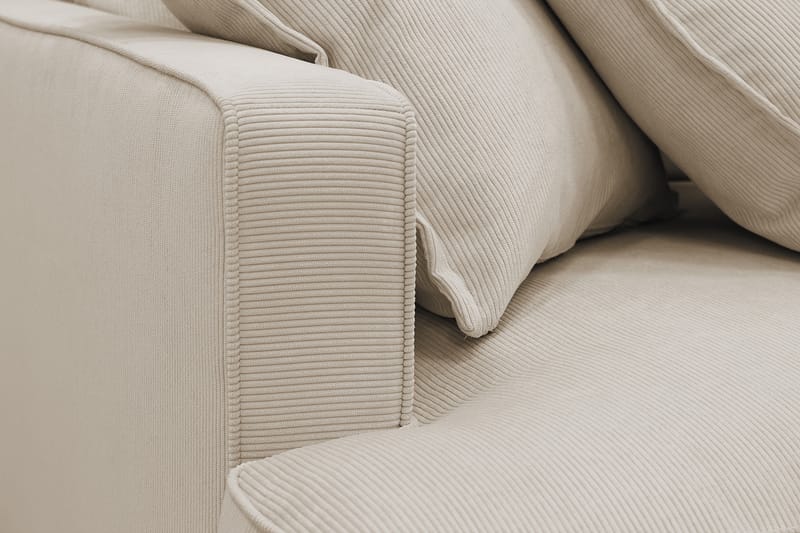 Rossita Lyx 4-sits Extra djup Soffa med Schäslong Höger - Greige Manchester - Möbler - Soffa - Divansoffor & schäslongsoffa