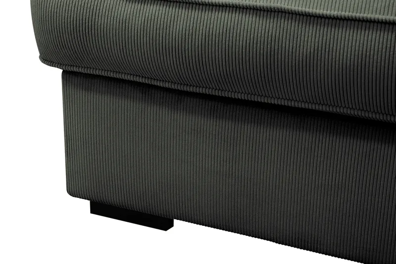 Rossita Lyx 4-sits Extra djup Soffa med Schäslong Höger - Mörkgrön Manchester - Möbler - Soffa - Divansoffor & schäslongsoffa