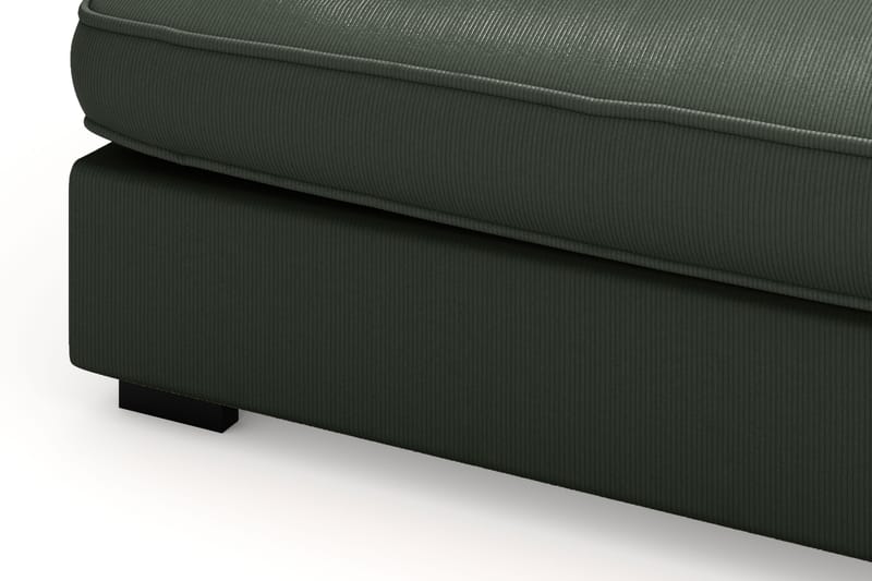 Rossita Lyx 4-sits Extra djup Soffa med Schäslong Höger - Mörkgrön Manchester - Möbler - Soffa - Divansoffor & schäslongsoffa