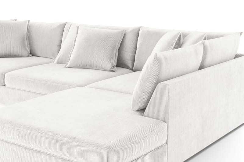 Rossita Lyx 4-sits Extra djup Soffa med Schäslong Höger - Offwhite Manchester - Möbler - Soffa - Divansoffor & schäslongsoffa