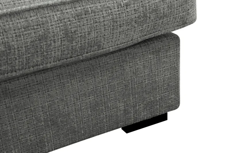 Rossita Lyx 4-sits Extra djup Soffa med Schäslong Vänster - Grå Chenille - Möbler - Soffa - Divansoffor & schäslongsoffa