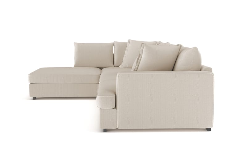 Rossita Lyx 4-sits Extra djup Soffa med Schäslong Vänster - Grå Manchester - Möbler - Soffa - Divansoffor & schäslongsoffa