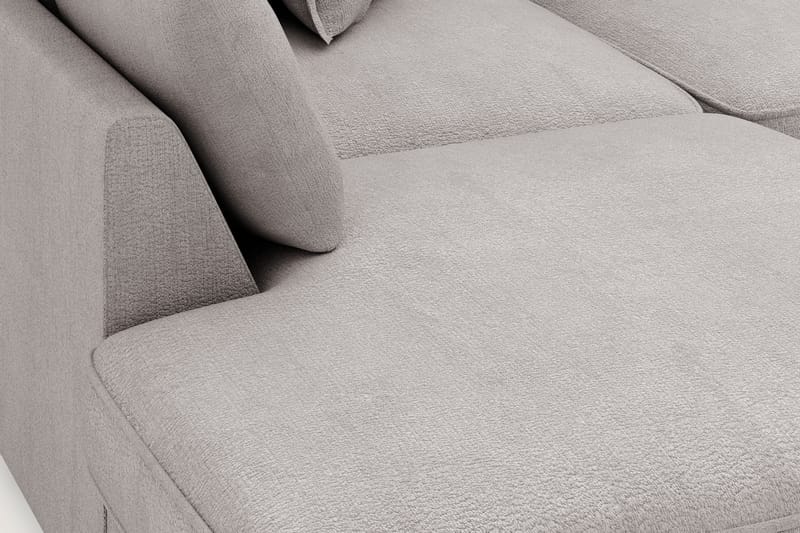 Rossita Lyx 4-sits Extra djup Soffa med Schäslong Vänster - Grå/Brun Chenille - Möbler - Soffa - Divansoffor & schäslongsoffa