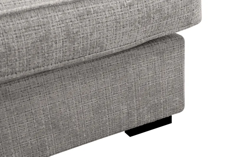 Rossita Lyx 4-sits Extra djup Soffa med Schäslong Vänster - Ljusgrå Chenille - Möbler - Soffa - Divansoffor & schäslongsoffa