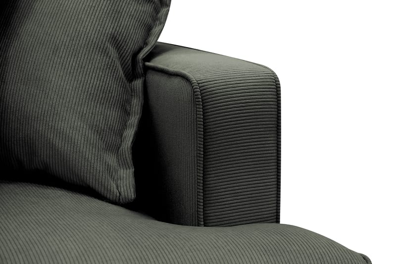 Rossita Lyx 4-sits Extra djup Soffa med Schäslong Vänster - Mörkgrön Manchester - Möbler - Soffa - Divansoffor & schäslongsoffa