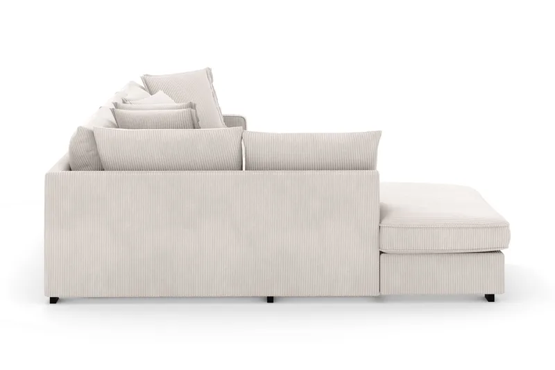 Rossita Lyx 4-sits Extra djup Soffa med Schäslong Vänster - Offwhite Manchester - Möbler - Soffa - Divansoffor & schäslongsoffa
