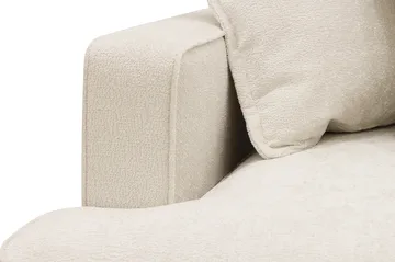 Rossita Lyx 4-sits Högervänd L-formad Extra Djup Schäslongsoffa i Chenille - Trenza 06, Beige Chenille - Möbler - Soffa - Divansoffor & schäslongsoffa