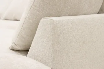 Rossita Lyx 4-sits Högervänd L-formad Extra Djup Schäslongsoffa i Chenille - Trenza 06, Beige Chenille - Möbler - Soffa - Divansoffor & schäslongsoffa