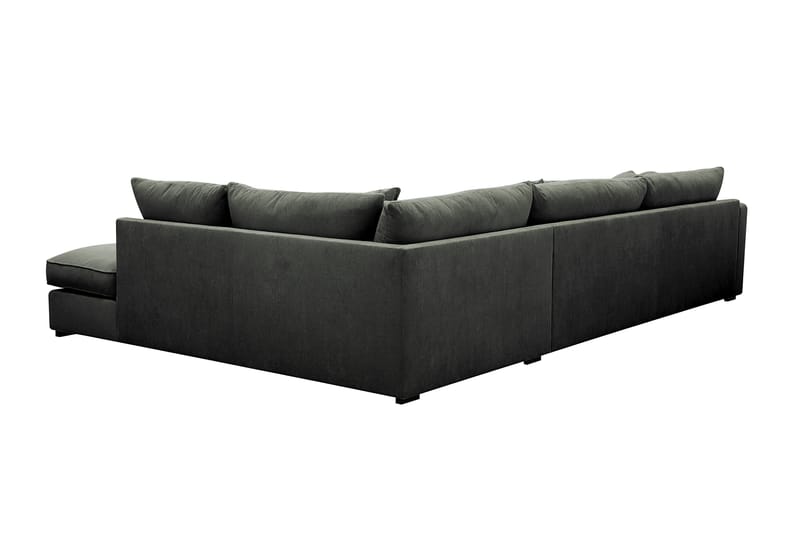 Rossita Lyx 4-sits Högervänd L-formad Extra Djup Schäslongsoffa i Manchester - Mörkgrön Manchester - Möbler - Soffa - Divansoffor & schäslongsoffa