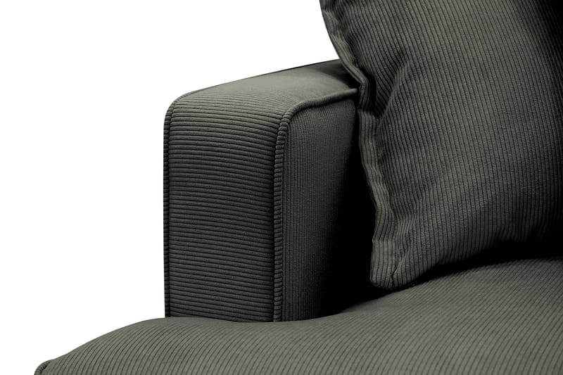 Rossita Lyx 4-sits Högervänd L-formad Extra Djup Schäslongsoffa i Manchester - Mörkgrön Manchester - Möbler - Soffa - Divansoffor & schäslongsoffa