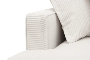 Rossita Lyx 4-sits Högervänd L-formad Extra Djup Schäslongsoffa i Manchester - Offwhite - Möbler - Soffa - Divansoffor & schäslongsoffa
