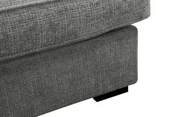 Rossita Lyx 4-sits Vänstervänd L-formad Extra Djup Schäslongsoffa i Chenille - Grå Chenille - Möbler - Soffa - Divansoffor & schäslongsoffa