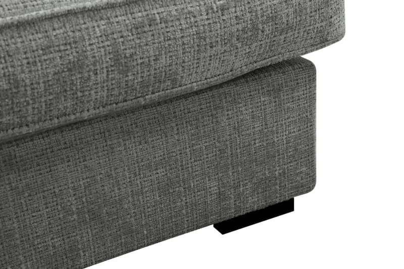 Rossita Lyx 4-sits Vänstervänd L-formad Extra Djup Schäslongsoffa i Chenille - Grå Chenille - Möbler - Soffa - Divansoffor & schäslongsoffa