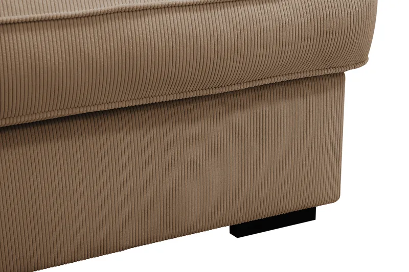 Rossita Lyx 4-sits Vänstervänd L-formad Extra Djup Schäslongsoffa i Manchester - Brun Manchester - Möbler - Soffa - Divansoffor & schäslongsoffa
