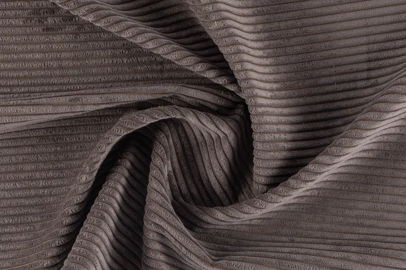 Rossita Lyx 4-sits Vänstervänd L-formad Extra Djup Schäslongsoffa i Manchester - Mörkgrå Manchester - Möbler - Soffa - Divansoffor & schäslongsoffa