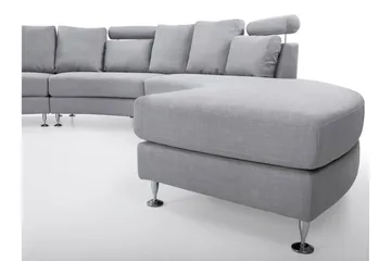 Rotunde Divansoffa 448 cm - Grå - Möbler - Soffa