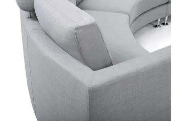 Rotunde Divansoffa 448 cm - Grå - Möbler - Soffa
