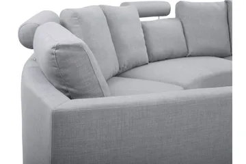 Rotunde Divansoffa 448 cm - Grå - Möbler - Soffa