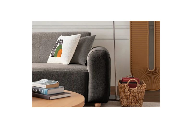 Rynvar Soffa med Schäslong 4-sits - Antracit - Möbler - Soffa - Modulsoffor - Komplett modulsoffa