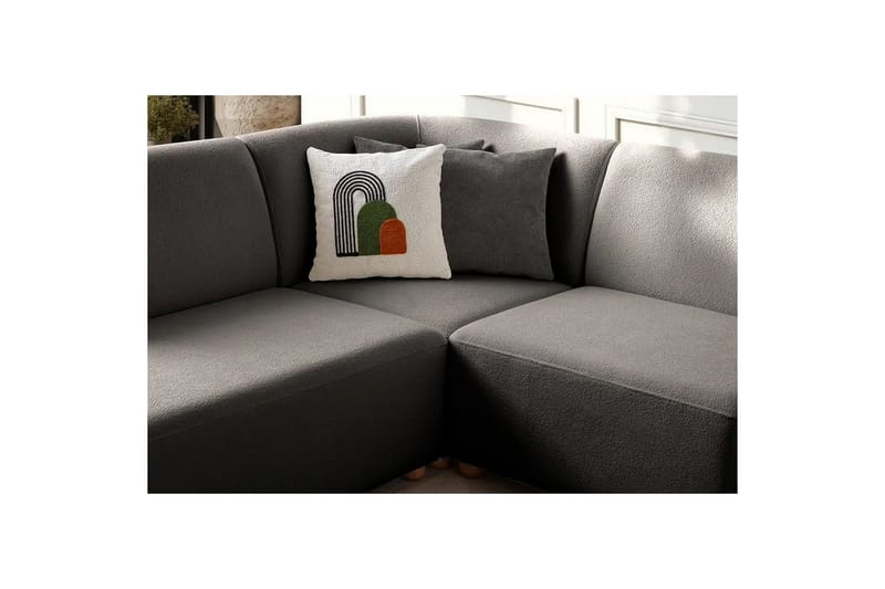 Rynvar Soffa med Schäslong 4-sits - Antracit - Möbler - Soffa - Divansoffor & schäslongsoffa