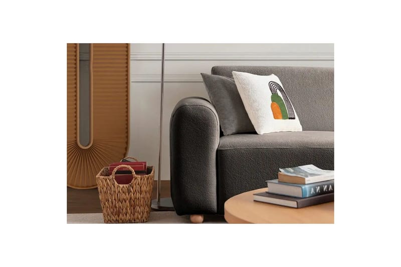 Rynvar Soffa med Schäslong 4-sits - Antracit - Möbler - Soffa - Modulsoffor - Komplett modulsoffa