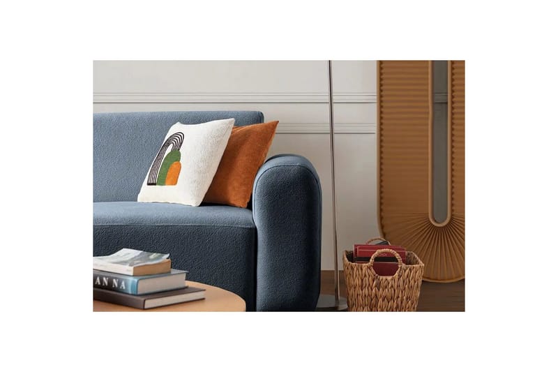 Rynvar Soffa med Schäslong 4-sits - Blå - Möbler - Soffa - Modulsoffor - Komplett modulsoffa