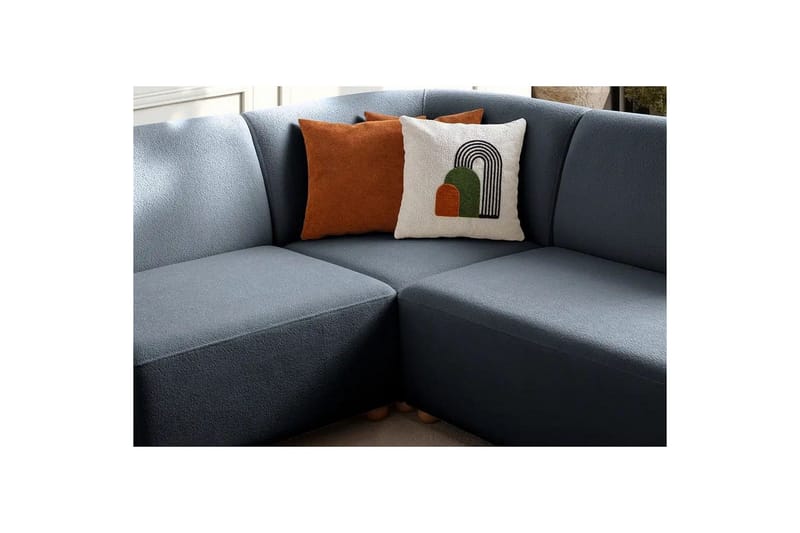 Rynvar Soffa med Schäslong 4-sits - Blå - Möbler - Soffa - Modulsoffor - Komplett modulsoffa