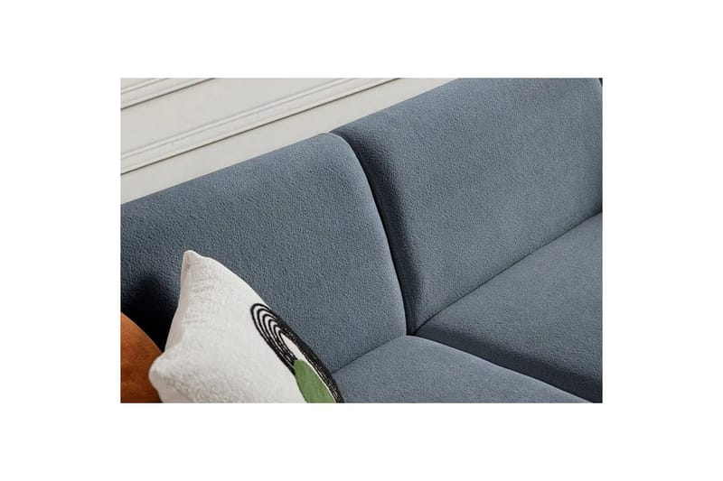 Rynvar Soffa med Schäslong 4-sits - Blå - Möbler - Soffa - Modulsoffor - Komplett modulsoffa