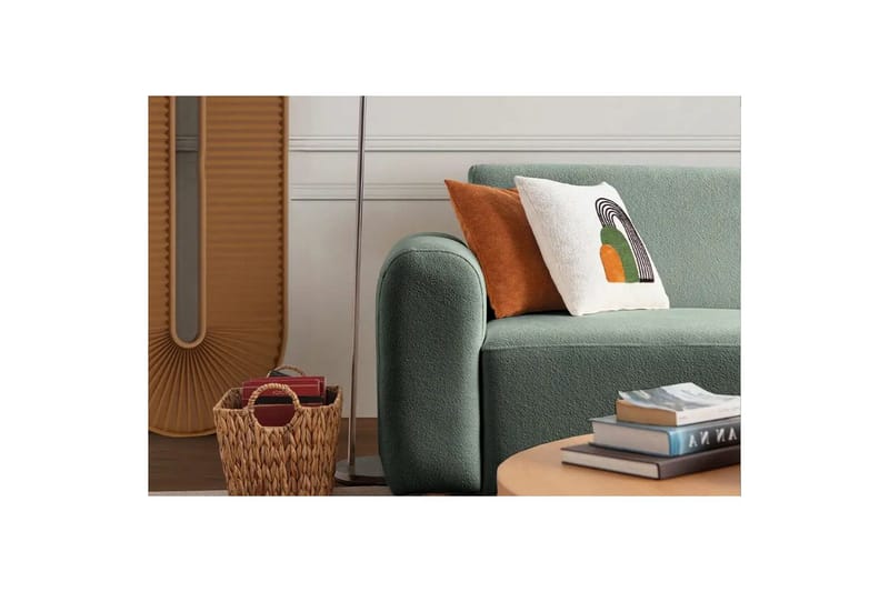 Rynvar Soffa med Schäslong 4-sits - Grön - Möbler - Soffa - Modulsoffor - Komplett modulsoffa