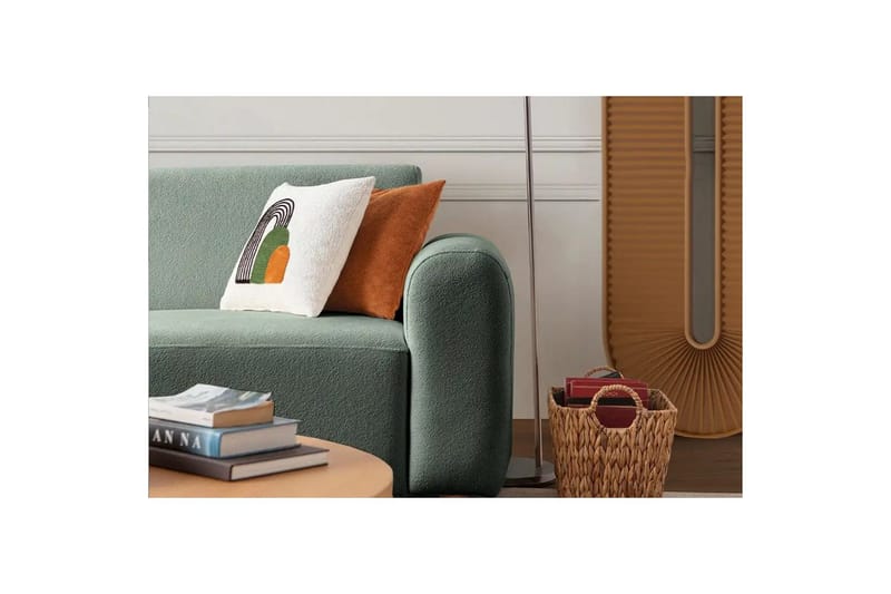 Rynvar Soffa med Schäslong 4-sits - Grön - Möbler - Soffa - Divansoffor & schäslongsoffa