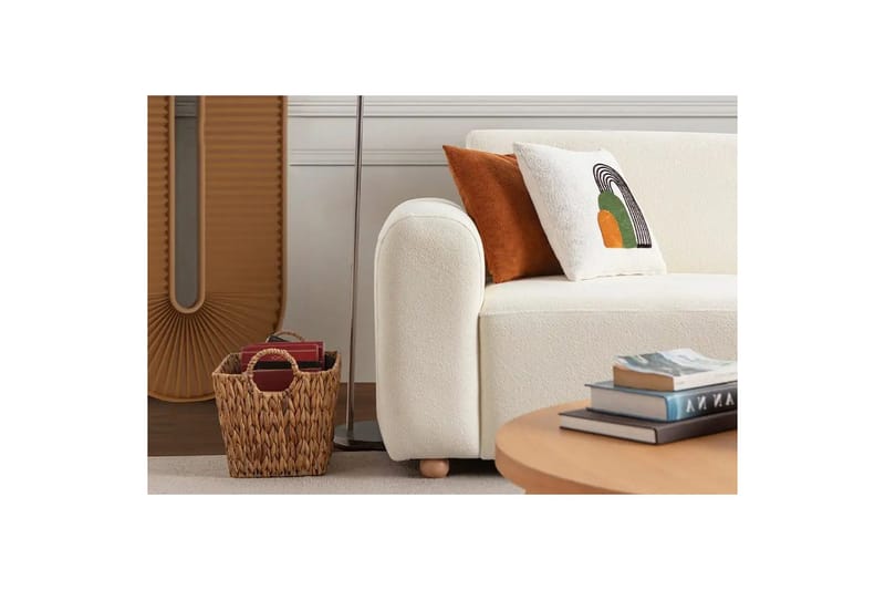 Rynvar Soffa med Schäslong 4-sits - Vit - Möbler - Soffa - Divansoffor & schäslongsoffa